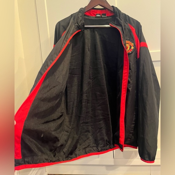 Manchester United Jacket Full Zip MUFC Soccer Football Official Adult Medium - Picture 10 of 11
